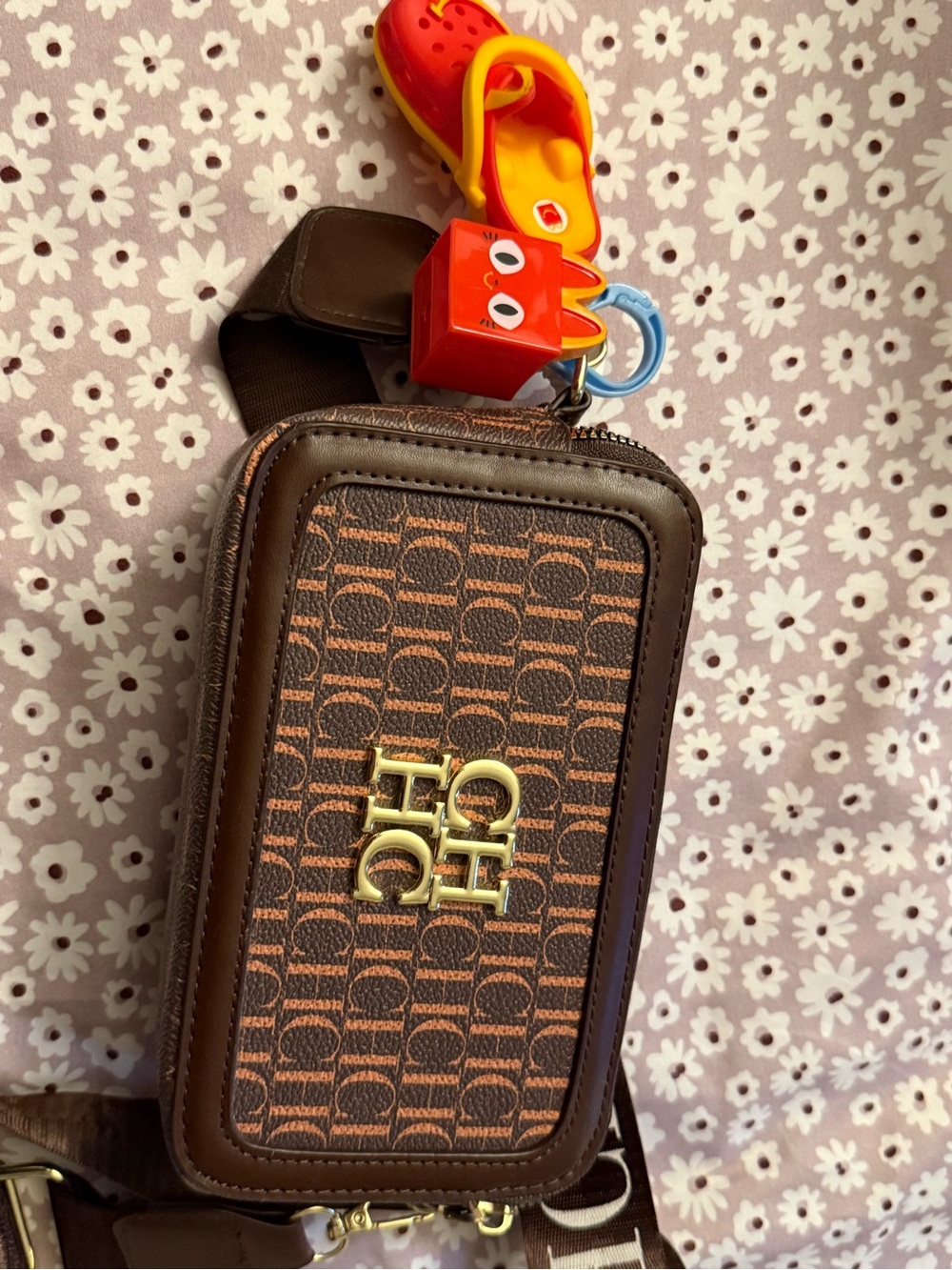 Carolina Herrera Inspired Logo Crossbody Camera bag